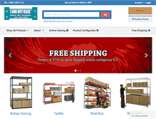 Tablet Screenshot of buyrack.com